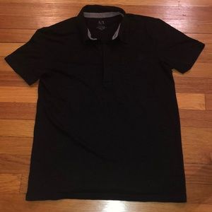 Black Armani Exchange Polo